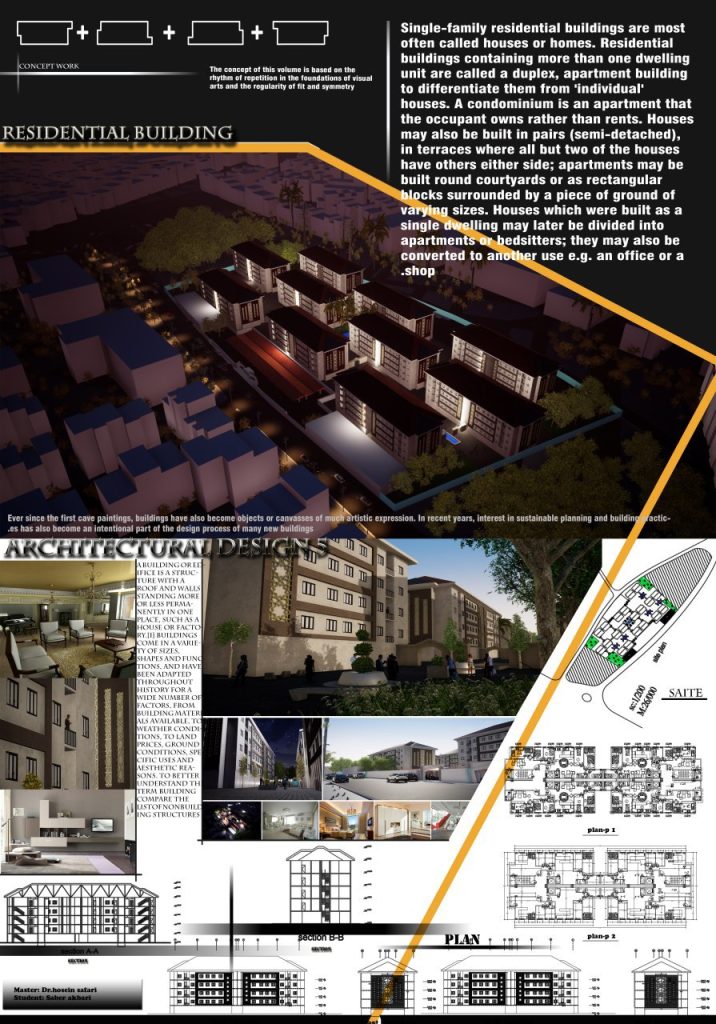 طرح 5 معماری مسکونی