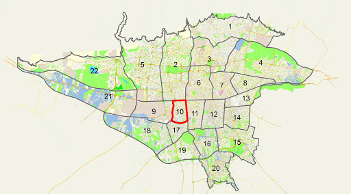 نقشه اتوکد تهران