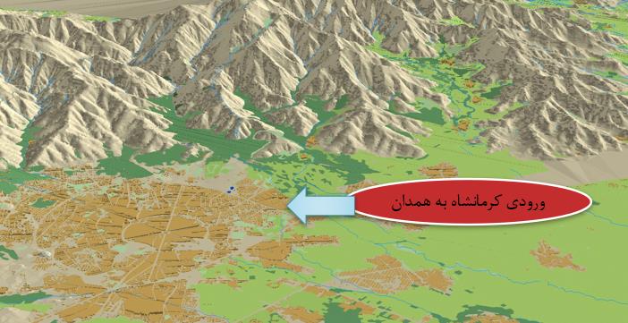 دانلود پروژه معماری الگوی ساختاری و سازمان فضایی همدان